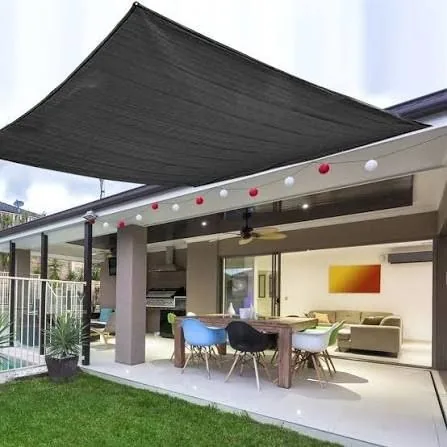 Shadenet carpark canopy, close view